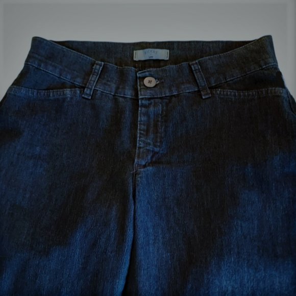 Riders by Lee Dark Demim 5 Pocket Capri Jeans Size 6 NWOT - Picture 2 of 6